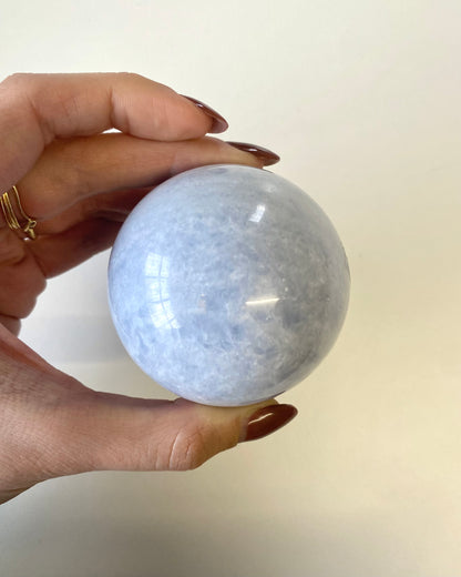 Sfera in Calcite Azzurra