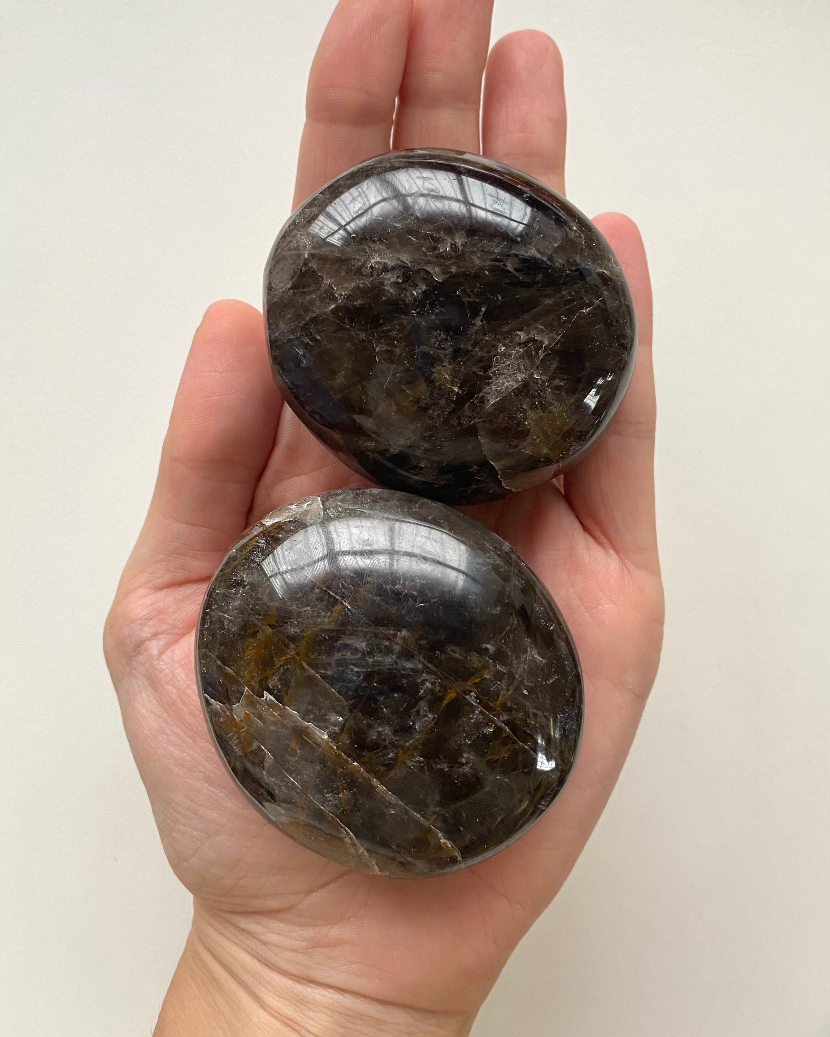 Palmstone in Adularia (Black Moonstone)